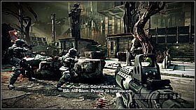 Biegnij dalej przed siebie (L3), omijając gruz - Rozkaz ewakuacji (1) | Opis przejścia Killzone 3 - Killzone 3 - poradnik do gry