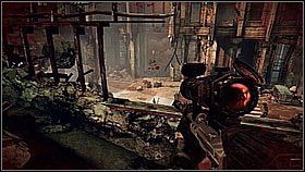 Upewnij się, że masz karabin snajperski - Ewakuacja z Pyrrus (1) | Opis przejścia Killzone 3 - Killzone 3 - poradnik do gry