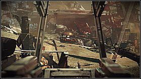 Po zabiciu pierwszych wrogów rusz w prawo, trzymając się ściany - Ewakuacja z Pyrrus (2) | Opis przejścia Killzone 3 - Killzone 3 - poradnik do gry