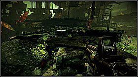 Za rogiem zatrzymaj się - dalej na okopach zobaczysz 1-2 przeciwników z miotaczami i kolejnych z karabinami - Ewakuacja z Pyrrus (2) | Opis przejścia Killzone 3 - Killzone 3 - poradnik do gry