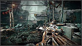 Zbiegnij do obozu [1] i wraz z Narvillem przejdź na jego przednią część - Pół roku później (2) | Opis przejścia Killzone 3 - Killzone 3 - poradnik do gry