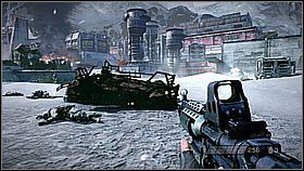Zejdź za Rico na pole bitwy (lub po prostu przeskocz barierkę) - Mroźne wtargnięcie (4) | Opis przejścia Killzone 3 - Killzone 3 - poradnik do gry