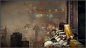 W walce o dźwig najpierw rozwal roboty - Skrót przez złomowisko (1) | Opis przejścia Killzone 3 - Killzone 3 - poradnik do gry