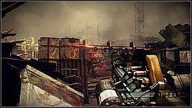 Trafisz na opancerzonego wroga - Skrót przez złomowisko (1) | Opis przejścia Killzone 3 - Killzone 3 - poradnik do gry