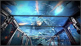 Przelatując od spodu krążownika niszcz zadokowane myśliwce - Przechwycenie (2) | Opis przejścia Killzone 3 - Killzone 3 - poradnik do gry
