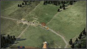 Po chwili na okolicznej drodze pojawi się niemiecki konwój [1] - Misja 1 - Phoney War | Opis przejścia | Heroes Over Europe - Heroes Over Europe - poradnik do gry