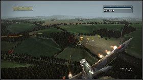 Po odparciu myśliwców na horyzoncie pojawią się bombowce, które zaczną kierować się nad lotnisko Biggin Hill - Misja 4 - Fighter Superiority | Opis przejścia | Heroes Over Europe - Heroes Over Europe - poradnik do gry