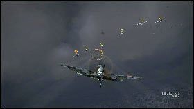Zacznij lecieć w kierunku bombowców nadciągających na Londyn [1] - Misja 5 - Firestorm | Opis przejścia | Heroes Over Europe - Heroes Over Europe - poradnik do gry
