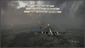 Po odparciu wrogich bombowców zacznij lecieć w kierunku lotniska Lympne [1] - Misja 6 - Eagle Day | Opis przejścia | Heroes Over Europe - Heroes Over Europe - poradnik do gry
