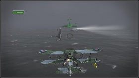 Po zatopieniu niszczyciela wyrusz na dalszy patrol w stronę żółtej strzałki - Misja 8 - Operation Cerberus | Opis przejścia | Heroes Over Europe - Heroes Over Europe - poradnik do gry