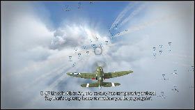 Zacznij lecieć przed siebie w kierunku formacji bombowców [1] - Misja 10 - The Butchers Birds | Opis przejścia | Heroes Over Europe - Heroes Over Europe - poradnik do gry