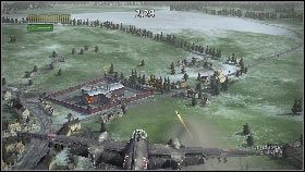 Skieruj się szybko nad teren więzienia, które jest otoczone przez cztery wieżyczki strażnicze [1] - Misja 11 - Operation Jericho | Opis przejścia | Heroes Over Europe - Heroes Over Europe - poradnik do gry