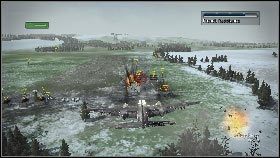 Skieruj się nad niemieckie lotnisko [1] i zacznij po kolei niszczyć wszystkie wskazane zabudowania [2] - Misja 11 - Operation Jericho | Opis przejścia | Heroes Over Europe - Heroes Over Europe - poradnik do gry