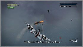 Twoim pierwszym przeciwnikiem będą piloci myśliwców Me 109, które zaczną ostrzeliwać osłanianie przez ciebie bombowce - Misja 12 - Eye of the Storm | Opis przejścia | Heroes Over Europe - Heroes Over Europe - poradnik do gry