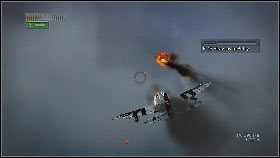 Zacznij kierować się w stronę dwóch uszkodzonych bombowców powracających z akcji - Misja 12 - Eye of the Storm | Opis przejścia | Heroes Over Europe - Heroes Over Europe - poradnik do gry