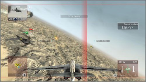 Ostatnia faza to walka z kilkoma słabymi przeciwnikami w samolotach Mig-21 - Misja 2- Adler | Opis przejścia | Tom Clancys H.A.W.X. - Tom Clancys H.A.W.X. - poradnik do gry