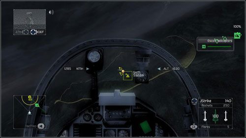 Musisz starać się zawsze być o krok przed helikopterami - Misja 7- Backfire | Opis przejścia | Tom Clancys H.A.W.X. - Tom Clancys H.A.W.X. - poradnik do gry