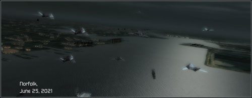 Miejsce akcji: Norfolk, USA - Misja 14- Backhand | Opis przejścia | Tom Clancys H.A.W.X. - Tom Clancys H.A.W.X. - poradnik do gry