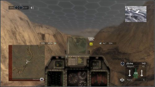 Pod koniec zaczniesz być ostrzeliwany przez artylerię przeciwlotniczą - Misja 19- Monarch | Opis przejścia | Tom Clancys H.A.W.X. - Tom Clancys H.A.W.X. - poradnik do gry