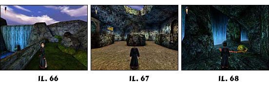 Po lewej potężny podziemny wodospad - Solucja Harry Potter i Kamień Filozoficzny cz.8 - Harry Potter i Kamień Filozoficzny - poradnik do gry