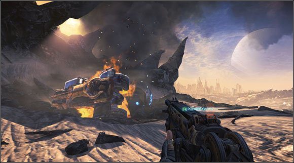 Pierwszy kontakt ze smyczą. - Prolog (2) | Opis przejścia Bulletstorm - Bulletstorm - poradnik do gry