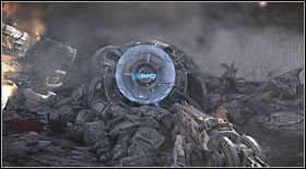 Następnie zadziałaj na śluzie do kapsuły, wykonując w ten sposób pierwszy manewr nowo zdobytą bronią (domyślny klawisz Q) - Prolog (2) | Opis przejścia Bulletstorm - Bulletstorm - poradnik do gry