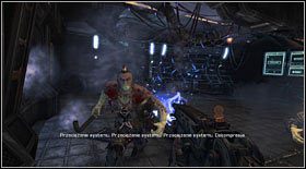 Udaj się ze zdobytą baterią do pomieszczenia medycznego i uruchom oskryptowaną scenę - Prolog (2) | Opis przejścia Bulletstorm - Bulletstorm - poradnik do gry