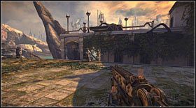 Po drugiej stronie przejścia znajdziesz otwarty plac, będący w pełni bezpieczny - Akt II - Rozdział 1 (1) | Opis przejścia Bulletstorm - Bulletstorm - poradnik do gry