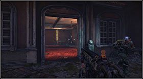 Gdy wszyscy zginą, przejdź do budynku po drugiej stronie placu, poczym miń jego wnętrze - Akt II - Rozdział 1 (1) | Opis przejścia Bulletstorm - Bulletstorm - poradnik do gry