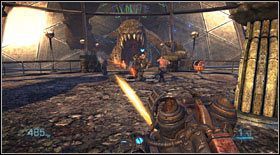 Po przejściu do kolejnego pomieszczenia przygotuj się na kolejne, nieco dłuższe starcie - Akt II - Rozdział 1 (2) | Opis przejścia Bulletstorm - Bulletstorm - poradnik do gry