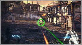 Pomagać im będą latające żyrokoptery, a po zniszczeniu mostu, zjawi się niebezpieczny pojazd na kółkach - Akt II - Rozdział 2 | Opis przejścia Bulletstorm - Bulletstorm - poradnik do gry