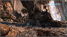 Idąc przed siebie wzdłuż skalistego urwiska dotrzesz do pierwszego Zasobnika - Akt III - Rozdział 1 (1) | Opis przejścia Bulletstorm - Bulletstorm - poradnik do gry