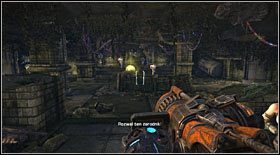 Kolejne pomieszczenie to pierwszy Zasobnik tego rozdziału - Akt IV - Rozdział 2 (1) | Opis przejścia Bulletstorm - Bulletstorm - poradnik do gry