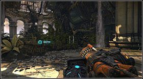 Podążaj za nią, kierując się w lewo, do wyjścia z budynku (korzystając z przejścia odblokowanego przez Trishke) - Akt IV - Rozdział 2 (1) | Opis przejścia Bulletstorm - Bulletstorm - poradnik do gry