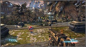 Jak tylko dotrzesz na otwartą przestrzeń, rozpocznie się zmasowany atak nieprzyjaciół - Akt IV - Rozdział 2 (1) | Opis przejścia Bulletstorm - Bulletstorm - poradnik do gry