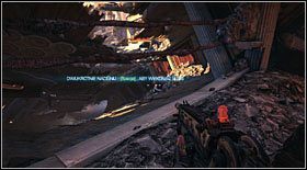 W pewnym momencie dotrzesz do miejsca, gdzie konieczne będzie wykonanie długiego ślizgu w dół budynku - Akt IV - Rozdział 3 (1) | Opis przejścia Bulletstorm - Bulletstorm - poradnik do gry