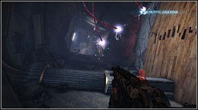 Pokonaj pierwszy korytarz przeskakując nad betonowymi kolumnami i uważając na przewody elektryczne - Akt IV - Rozdział 3 (2) | Opis przejścia Bulletstorm - Bulletstorm - poradnik do gry