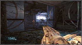 Wejdź do jego wnętrza (wcześniej zabijając wszystkich) i skieruj się przed siebie, chwilowo nie obawiając się nowych ataków - Akt V - Rozdział 3 (2) | Opis przejścia Bulletstorm - Bulletstorm - poradnik do gry