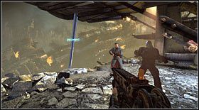 Po drugiej stronie znajdować się będzie otwarta przestrzeń z efektownym widokiem - Akt VI - Rozdział 2 (2) | Opis przejścia Bulletstorm - Bulletstorm - poradnik do gry