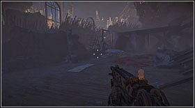 Nieco dalej dostaniesz się do jeszcze bardziej zrujnowanego miejsca, ze zniszczonym dachem - Akt VI - Rozdział 3 (1) | Opis przejścia Bulletstorm - Bulletstorm - poradnik do gry