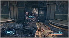 Wejdź schodami na górę i skieruj się do zablokowanego przejścia - odblokujesz je wykonując kopniak - Akt VII - Rozdział 1 (1) | Opis przejścia Bulletstorm - Bulletstorm - poradnik do gry