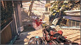 Sytuacja pogorszy się, gdy dotrzesz na kolejne, dłuższe schody prowadzące w dół - Akt VII - Rozdział 1 (1) | Opis przejścia Bulletstorm - Bulletstorm - poradnik do gry