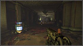 Inforobot #23: znajdziesz go na początku etapu, schodząc schodami na dół (na przejściu, trudny do ominięcia) - Inforoboty (2) | Sekrety Bulletstorm - Bulletstorm - poradnik do gry