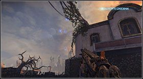 Elektromuchy #3: trzecia chmara much znajduje się nad przejściem, w miejscu, gdzie nikt nie będzie Cię atakował - Elektromuchy | Sekrety Bulletstorm - Bulletstorm - poradnik do gry