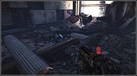 Butelka #23: wejdzie w Twoje posiadanie zaraz po wylądowaniu na nogach z długiego ślizgu w dół zawalonego budynku, na początku rozdziału - Butelki (2) | Sekrety Bulletstorm - Bulletstorm - poradnik do gry