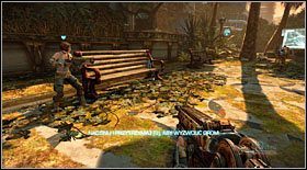 Butelka #26: leży na ławce obok wyjścia z windy, do której trafisz na początku etapu - Butelki (2) | Sekrety Bulletstorm - Bulletstorm - poradnik do gry