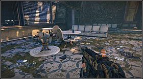 Butelka #41: znajduje się na kawiarnianym stoliku, na piętrze wielkiego dworca - Butelki (2) | Sekrety Bulletstorm - Bulletstorm - poradnik do gry