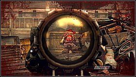 Gdy trafimy na opancerzonego przeciwnika musimy strzelać właśnie z powyższej broni w hełm, [1] a kiedy wróg się odwróci w cysterny na plecach - [Trofea] cz. 8 w Killzone 3 - Killzone 3 - poradnik do gry