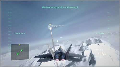Po zniszczeniu wszystkich rakiet pozostał ostatni fragment tej misji - Ostatni bastion | Opis przejścia Tom Clancys HAWX 2 - Tom Clancys H.A.W.X. 2 - poradnik do gry