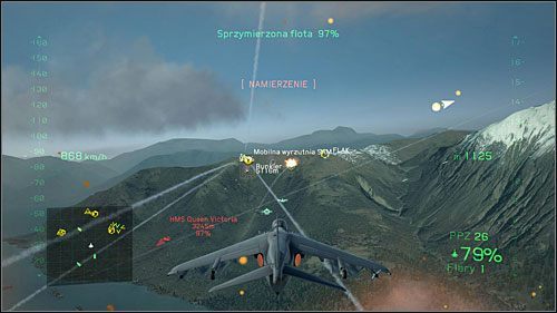 Ostatni etap misji to lot do bazy nieprzyjaciela i rozpoznanie wrogich pozycji - Desant amfibii | Opis przejścia Tom Clancys HAWX 2 - Tom Clancys H.A.W.X. 2 - poradnik do gry